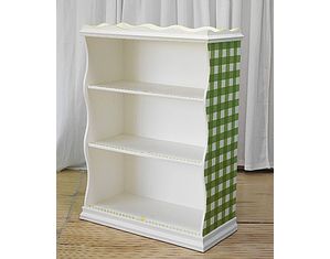 Sweet Beginnings Nursery Animals with Gingham Children Bookcases - FREE Inside Delivery!