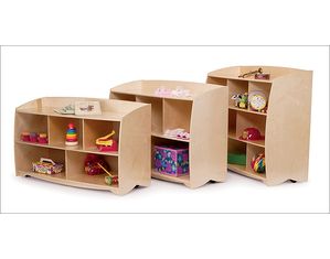 Whitney Bros Curved Children Bookcase 36 inch
