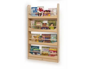 Whitney Bros Wall Mount Book Shelf