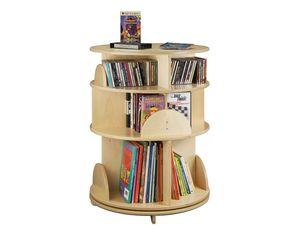 Whitney Bros Carousel Three Level Children Bookcase