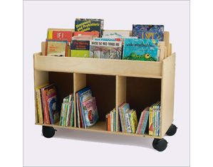 Whitney Bros Mobile Bookcase and Display Stand