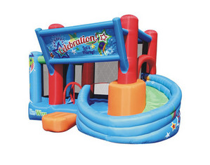 Kidwise Celebration Bounce House and Tower Slide