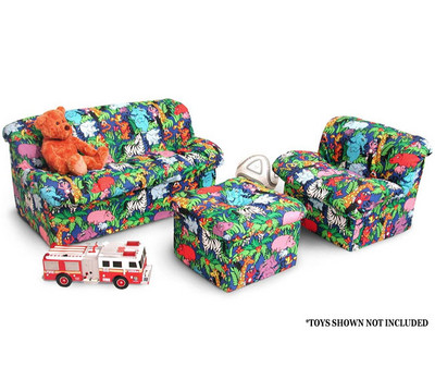 Trifold Foam Beds on Elite Children S Mini Mushroom 3 Piece Sofa Set From The Futon