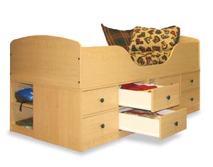Berg Jr. Captains Bed with High Frame