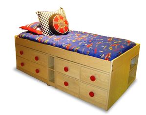 Berg Jr. Captains Bed with Low Frame