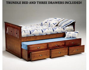 Bernards Cherry Captains Bed - FREE Inside Delivery!