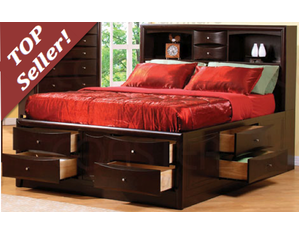 Coaster Company Phoenix Bookcase Storage Bed - FREE Inside Delivery!