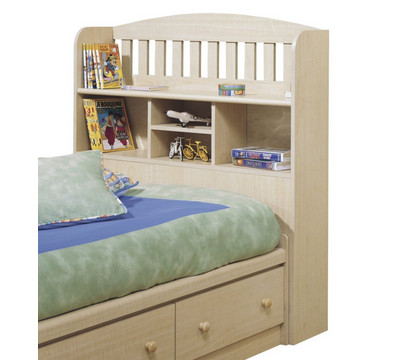 with Bookcase Headboard