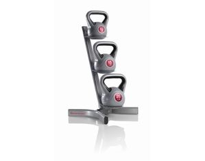 Universal Fitness KBK1020 Large Kit Kettlebells with Stand Kettlebells