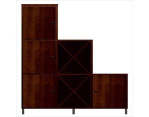 Howard Miller Ty Pennington Zoe Wine Storage Cabinet Newport Cherry 8K Wine Cabinet