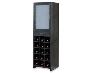Neu Home Dusk Fifteen Section Wine Cabinet in Black