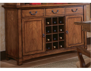 American Drew Beacon Ridge China Credenza Wine Cabinet - FREE Inside Delivery!