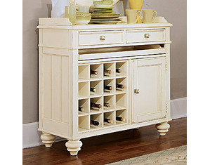 American Drew Camden White Wine Server Wine Cabinet - FREE Inside Delivery!