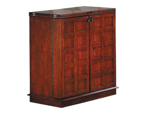 Berkline A'la Carte Lexington Folding Bar Wine Cabinet - FREE Inside Delivery!