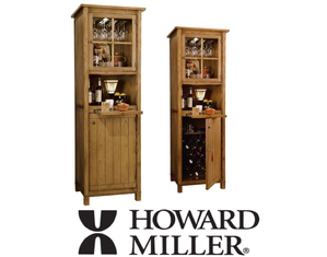 Howard Miller Chardonnay Wine Cabinet - Free Inside Delivery!