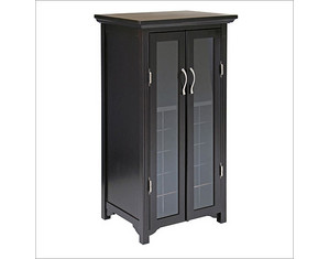 Winsome Mason 20 Bottle French Door Wine Cabinet - Fast FREE FedEx Shipping!