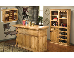 Artisan Home 68 inch Bar with Wine Rack - FREE Inside Delivery!