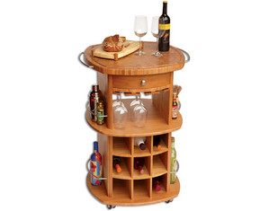 Totally Bamboo Bar Cart - FREE Inside Delivery!
