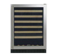 Marvel Chateau 54 Bottle Wine Cooler with Wood Facing Shelves- 6SWCE