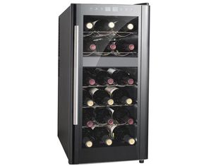 Sunpentown 18-bottle Dual-Zone Thermo-Electric Wine Cooler with Heating