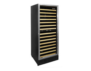 VinoTemp 160 Bottle Wine Cellar - Black/Metal