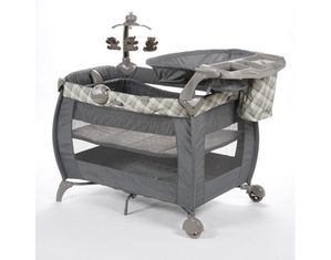 Eddie Bauer Soothe n Sway� Play Yard (Vanderbilt) - Fast FREE FedEx Shipping!