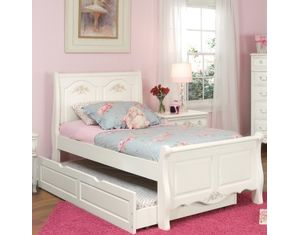 American Woodcrafters Summerset Twin Sleigh Bed