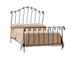 Stone County Stratford Iron Sleigh Bed