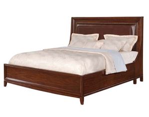 Wynwood Henley Sleigh and Shelter Bed in Russet Brown Cherry