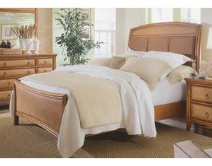 American Drew Antigua Upholstered Panel Bed