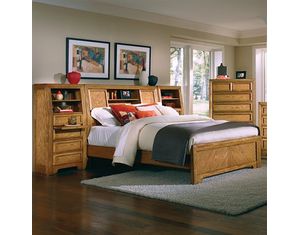 American Woodcrafters Casual Home Bookcase Bed