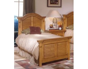 American Woodcrafters Cottage Traditions 6/6 Panel Bed