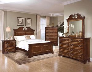 American Woodcrafters Wellington Manor 6/6 Panel Bed