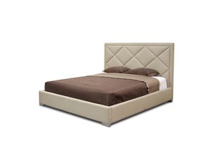 Baxton Studio Baxton Studio Palomar Beige Fabric Upholstered Modern Bed - King Size Panel Bed
