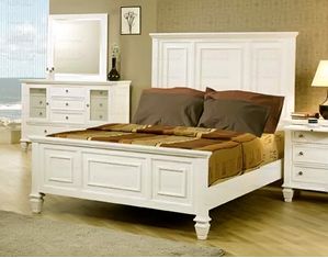 Union Square Cottage Collection White Panel Bed