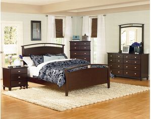 Union Square Simple and Casual Panel Bed