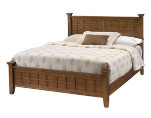 Home Styles Furniture Arts & Crafts Queen Bed in Cottage Oak