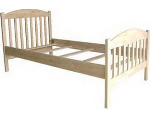 International Concepts Unfinished Jamestown Twin Bed