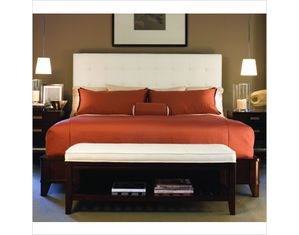 Lexington Zacara Peninsula Upholstered Panel Bed Queen