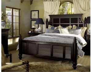 Tommy Bahama Home Kingstown Malabar Panel Bed in Tamarind