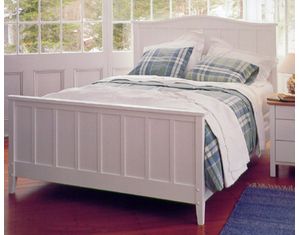 Vermont Tubbs Board and Batten White Ash Wood Bed