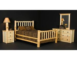 Viking Log Furniture Wilderness Bed Panel Bed