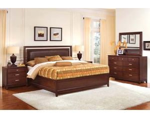 Wynwood Henley Bed in Russet Brown Cherry