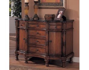 Coaster Company Marble Top Bombe Chest