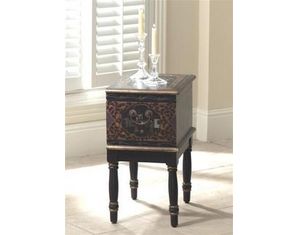 Fairfax Home Furnishings Square Oriental Accent Chest/ Stand