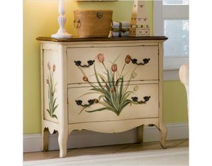 HeatherBrooke Tulip Hand Painted Chest