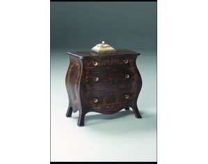 HeatherBrooke Vandyke Floral Bombe Accent Chest - FREE Inside Delivery!