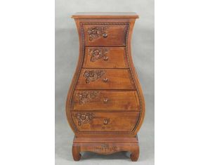 ICI Five Drawer Bombay What Not Chest