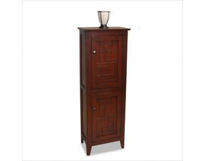Leick Furniture Facets Collection Merlot Hall Chest