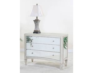 Ultimate Accents Manhattan Mirrored 3 Drawer Chest